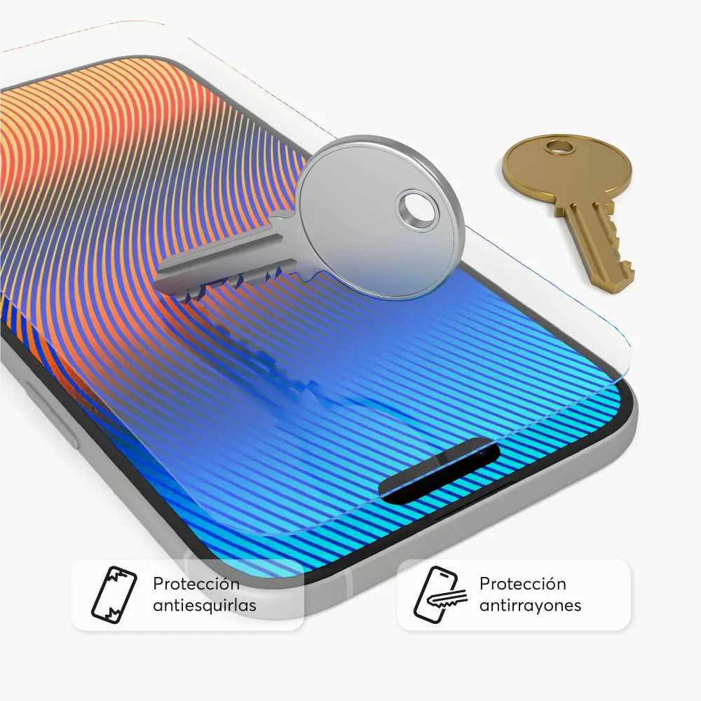 Protector de Pantalla NCO GlassGuard ion+ para iPhone Series 17 - Transparente