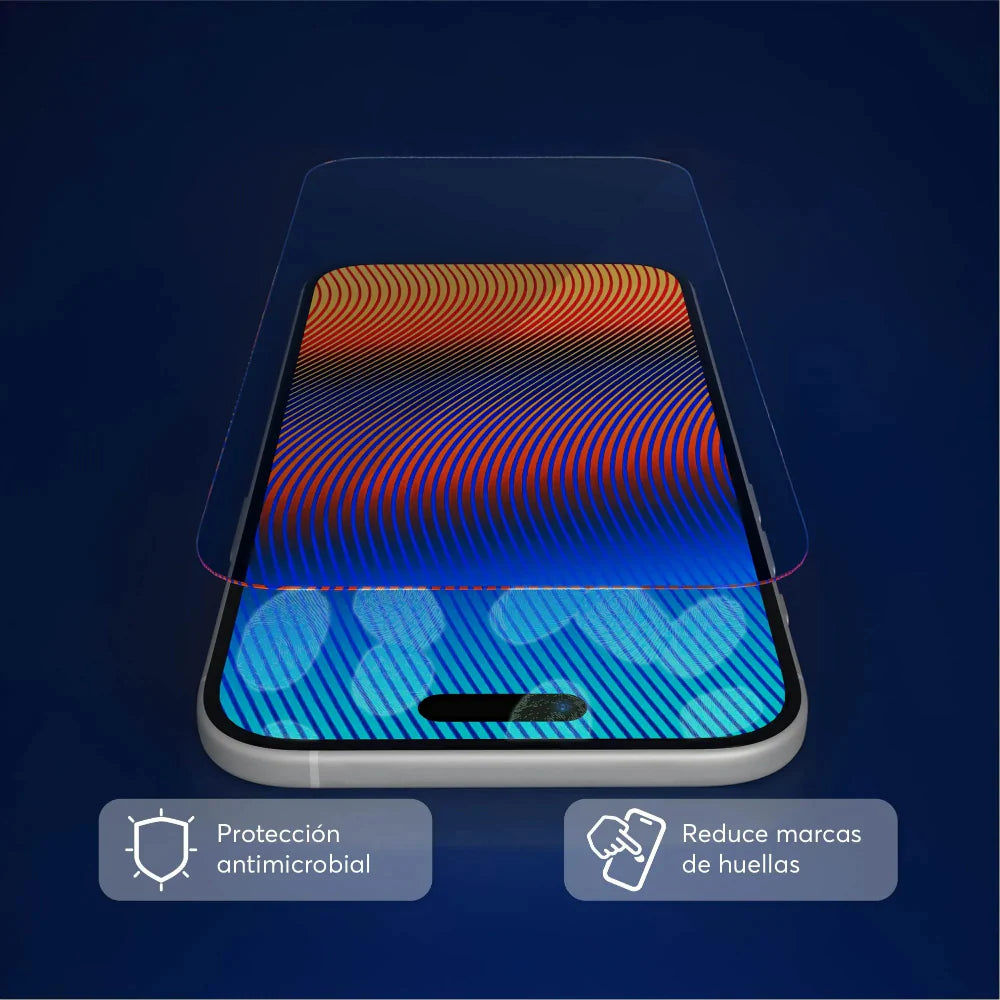 Protector de Pantalla NCO GlassGuard ion+ para iPhone Series 17 - Transparente