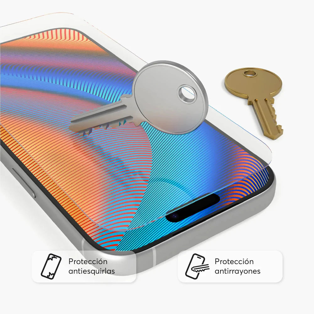 Protector de Pantalla NCO GlassGuard ion+ para iPhone Series 17 - Transparente