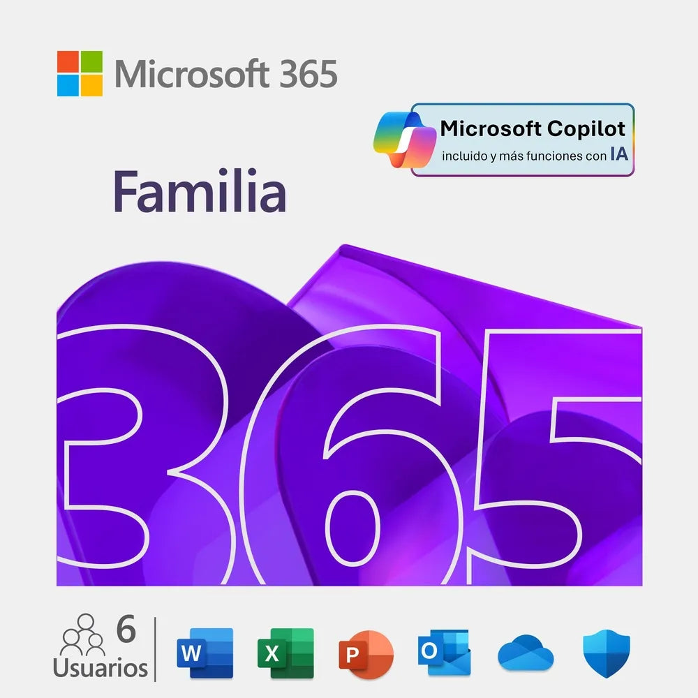 Licencia Microsoft Office 365 Home (Todos los idiomas)