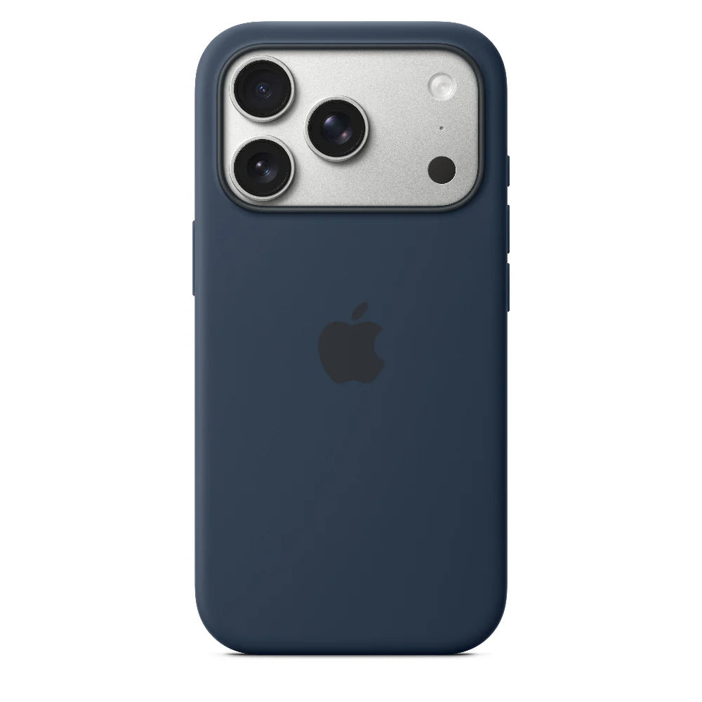 Funda de silicona con MagSafe para el iPhone Series 17 -Azul medianoche