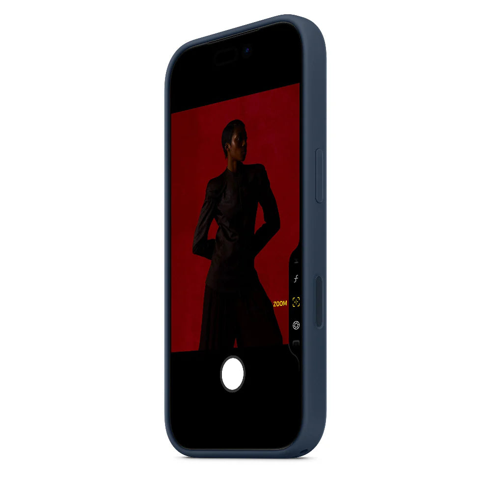 Funda de silicona con MagSafe para el iPhone Series 17 -Azul medianoche