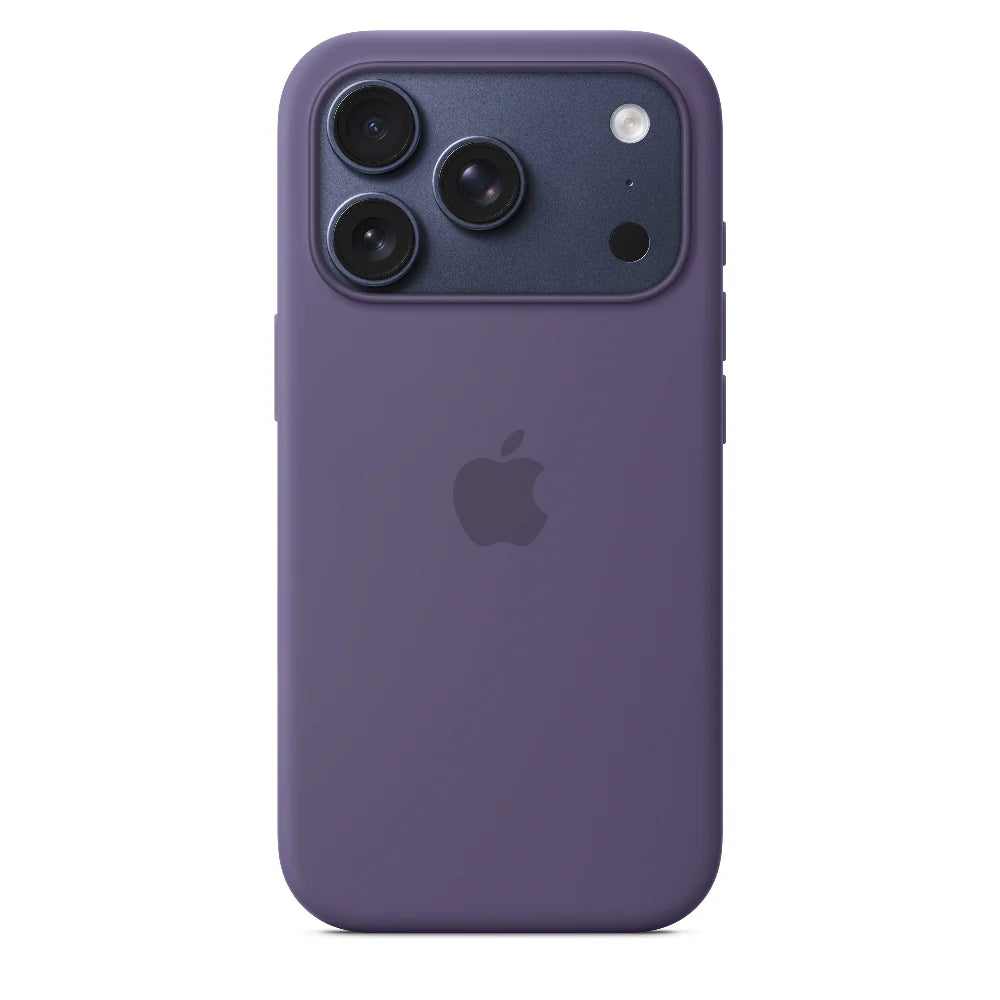 Funda de silicón con MagSafe para el iPhone Series 17 – Morado niebla
