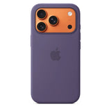 Funda de silicón con MagSafe para el iPhone Series 17 – Morado niebla