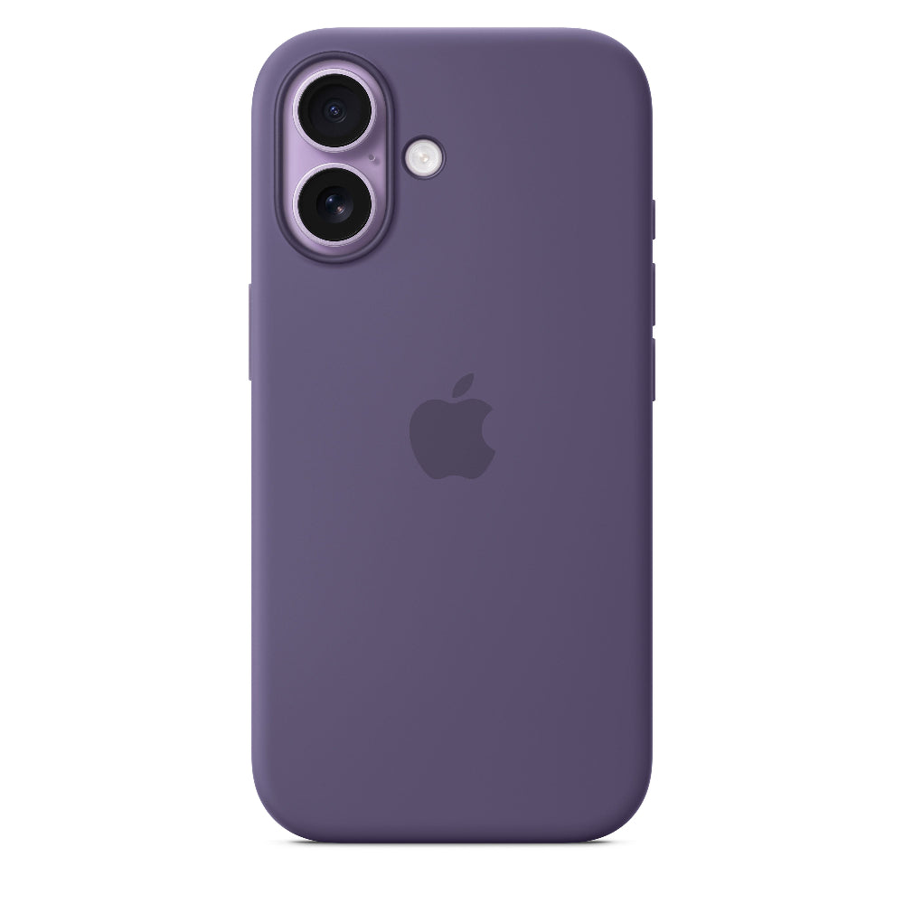 Funda de silicón con MagSafe para el iPhone Series 17 – Morado niebla