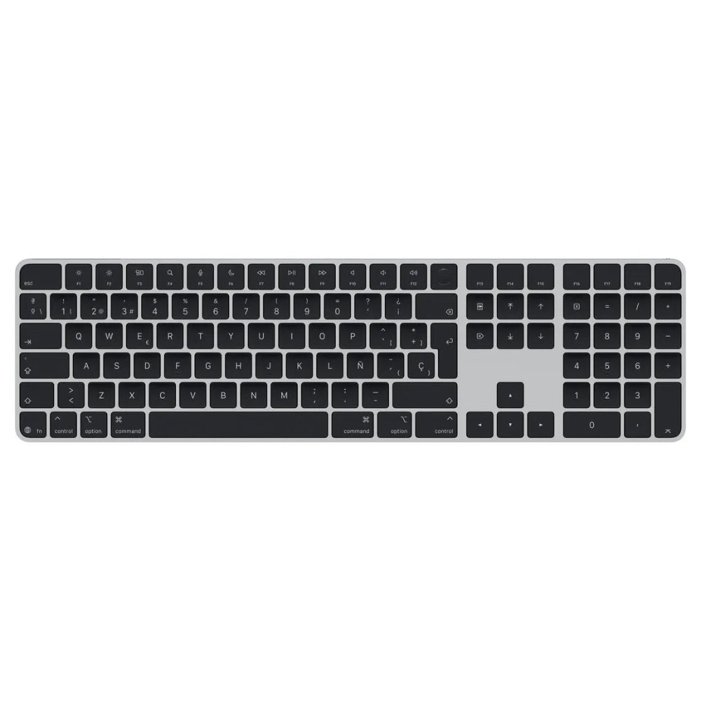 Magic_Keyboard_Touch_ID_Teclado_Numerico_Mac_Apple_USB-C_Español_Teclas_Negras_Imagen_posicion_1_iShop_Ecuador