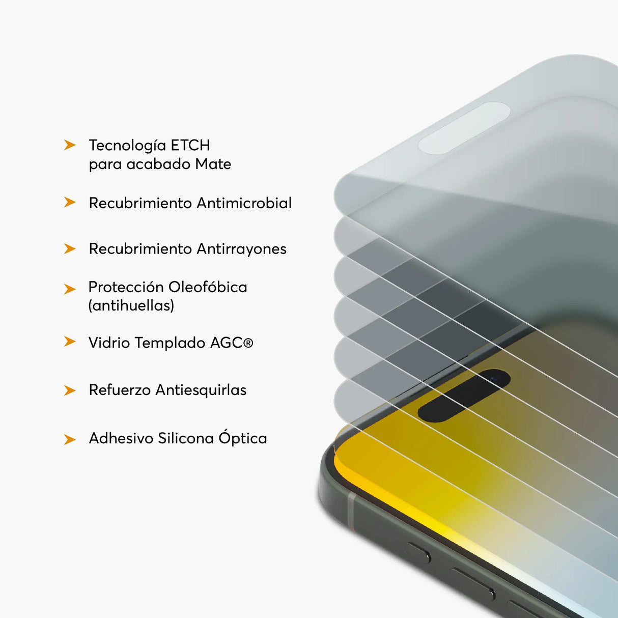 NanoGlass NCO para iPhone 16 Series