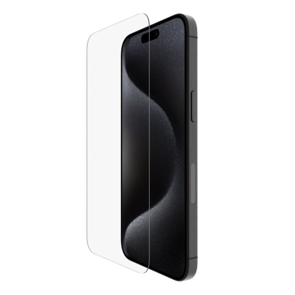 Protector de Pantalla Belkin SFP tempered Antimicrobial para iPhone 15 Pro- Transparente