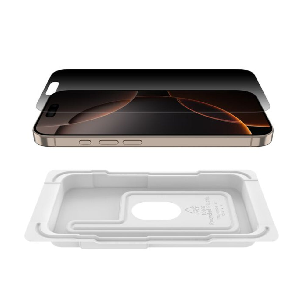 Protector de Pantalla Belkin SFA privacidad antimicrobial para iPhone 16 Pro