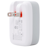 Cargador de Pared VENTEV dual USB-C y USB-A 27w - Blanco