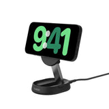 Soporte de Carga inalámbrica magnetica convertible Belkin para iPhone con Qi2 15W - Negro