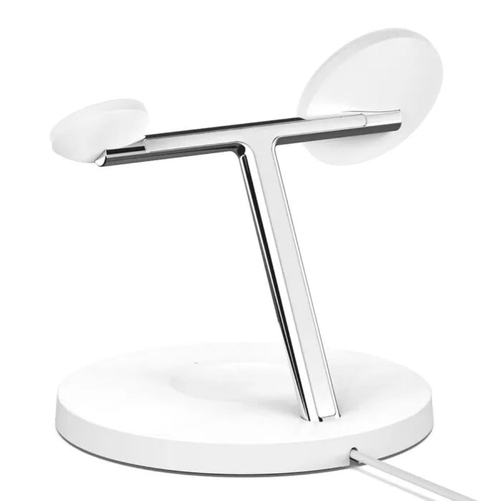 Base de carga inalámbrica Belkin 3 en 1 Magsafe - Blanco