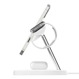 Base de carga inalámbrica Belkin 3 en 1 Magsafe - Blanco