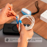 Cable Trenzado NCO PowerLite 1m USB-C a USB-C
