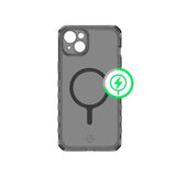 ItSkins Case Supreme R Clear con MagSafe para iPhone 15 Plus - Grafito