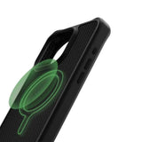 ItSkins Case Ballistic R Nylon con MagSafe para iPhone 15 Pro - Negro