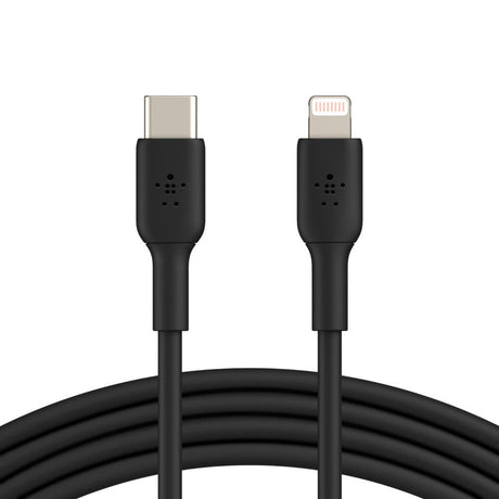 Cable Belkin BoostCharge USB-C a Lightning 1m - Negro