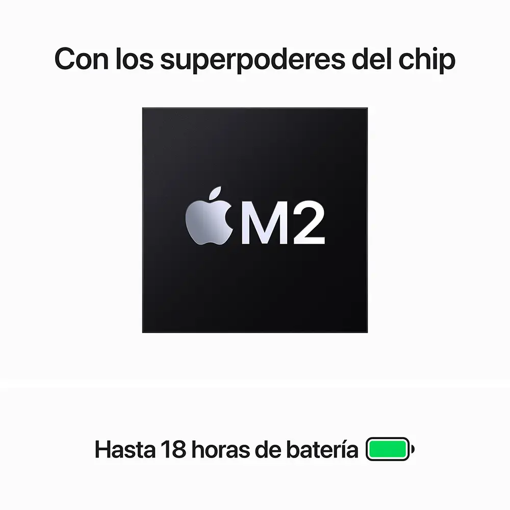 MacBook Air 15 pulgadas - Chip M2 - 256GB - Blanco Estrella - Imagen 4