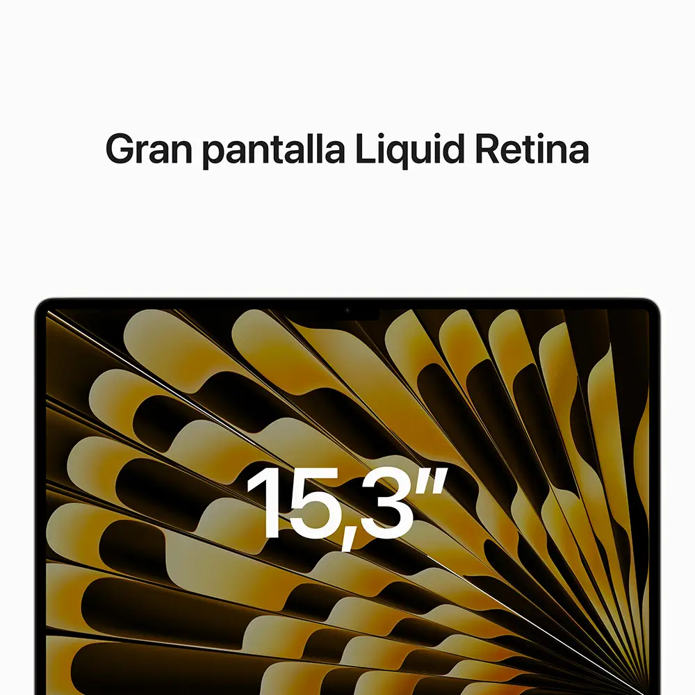 MacBook Air 15 pulgadas - Chip M2 - 256GB - Blanco Estrella - Imagen 5