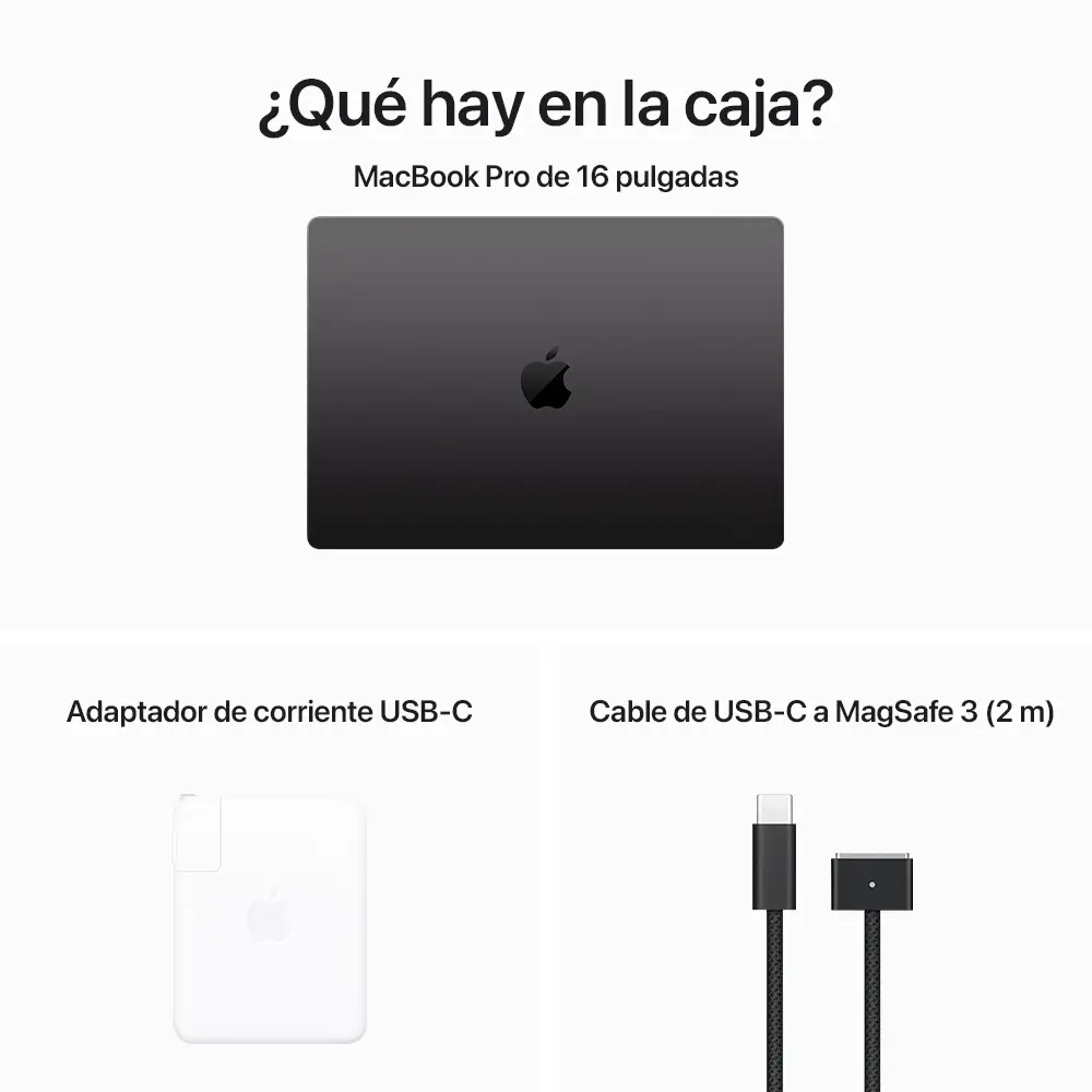 MacBook Pro 16 Chip M3 Pro - RAM 18GB - 512GB - Negro Espacial - Image 9