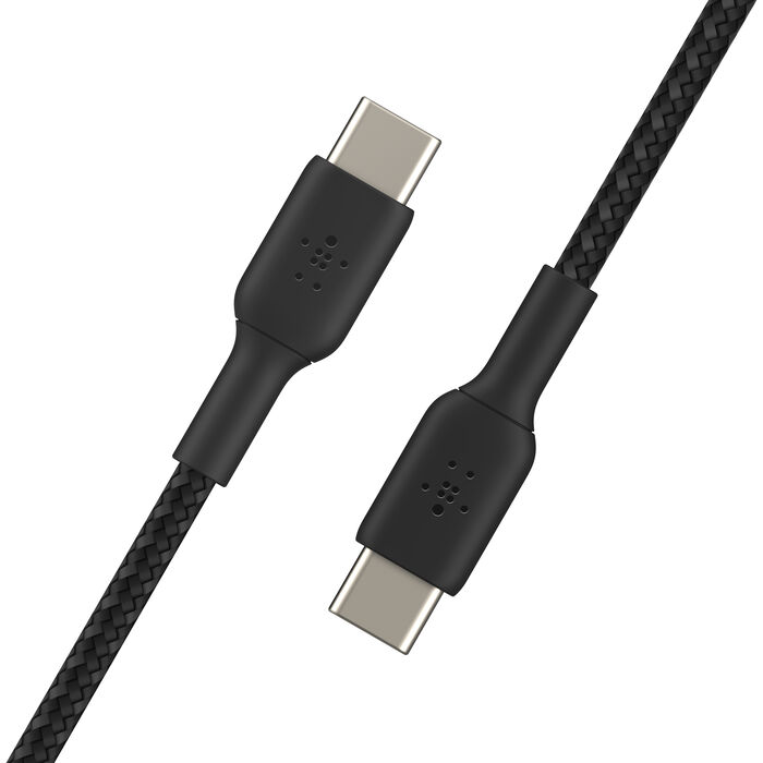 Cable trenzado Belkin USB-C a USB-C (1 m, negro) - Imagen 3