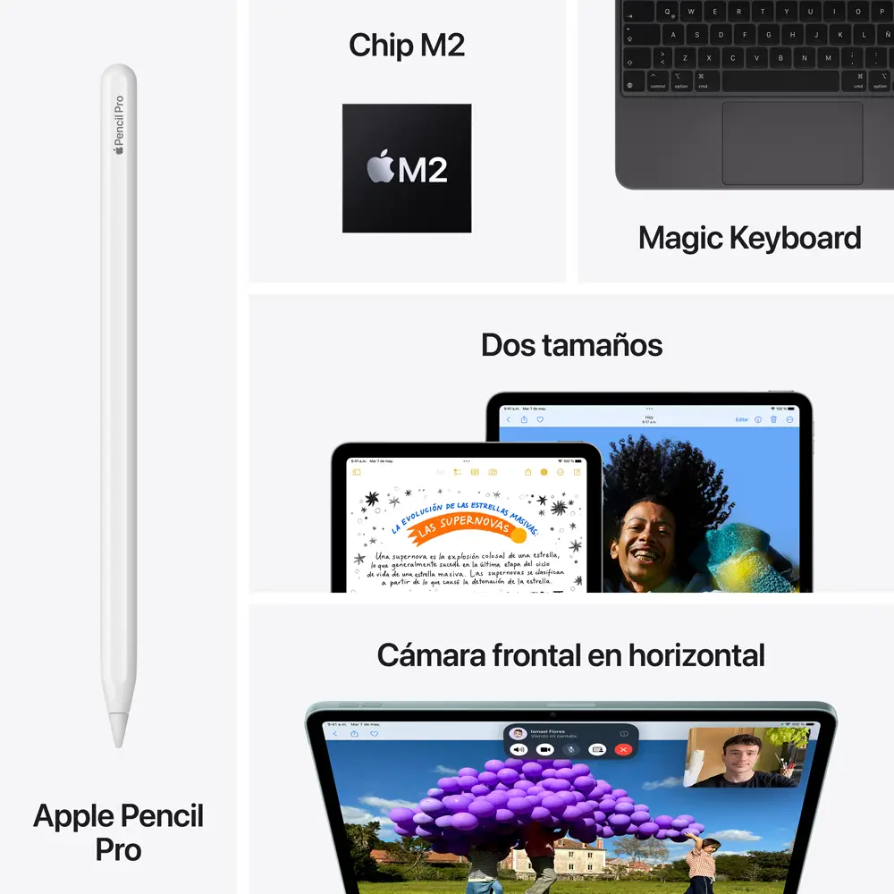 iPad Air 13 (6ta Gen) Chip M2 - 128GB - Gris Espacial - Image 7