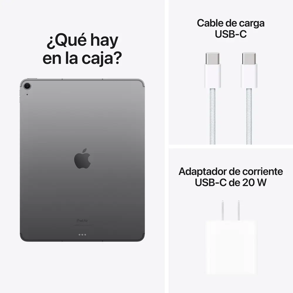 iPad Air 13 (6ta Gen) Chip M2 - 128GB - Gris Espacial - Image 8