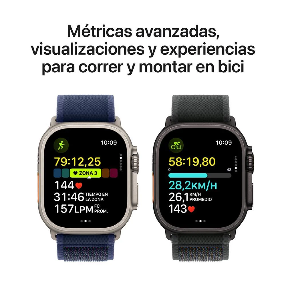 Apple Watch Ultra 2 [GPS + Cellular] Titanio Natural Correa Ocean azul - Imagen 4