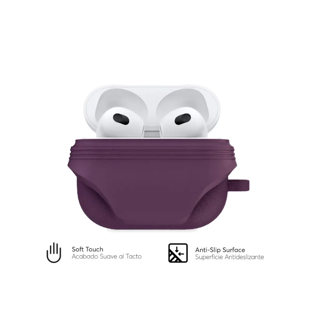 Case NCO SiliconeGuard para Airpods 3 - Morado - Image 4