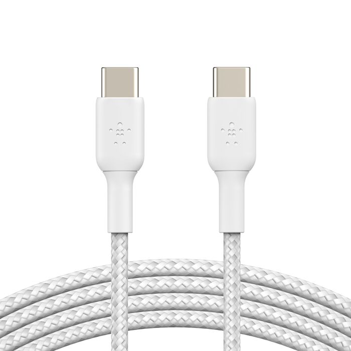 Cable Belkin trenzado USB-C a USB-C de 60 W
