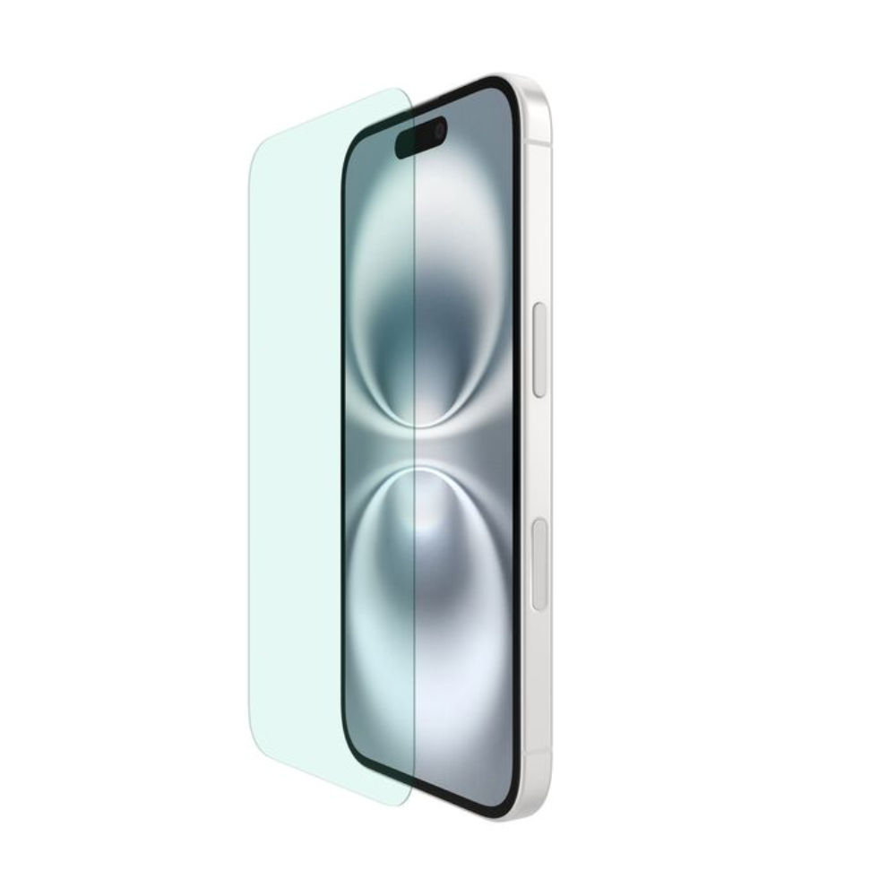 Protector de Pantalla Belkin luz AntiAzul antimicrobial para iPhone 14 Pro/15/16