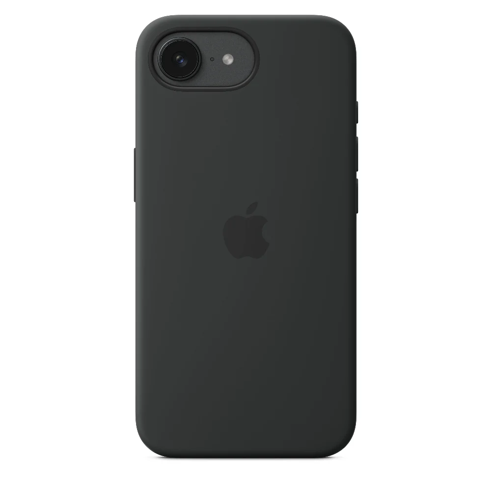 Funda de silicón para el iPhone 16e - Negro